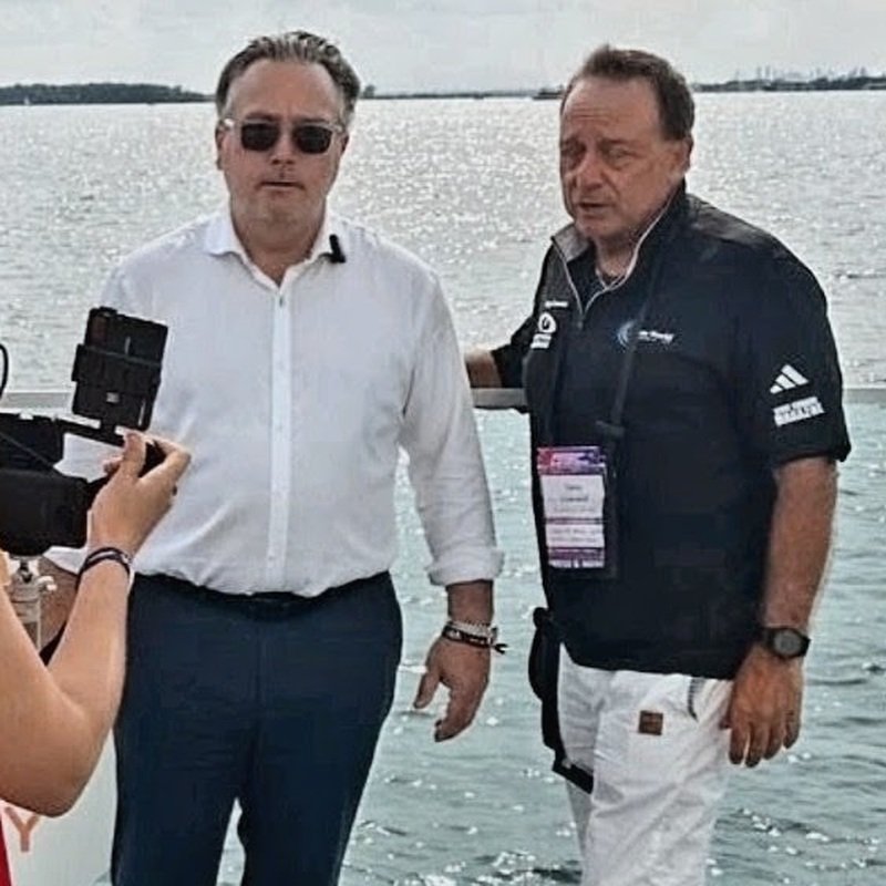 Tony Lawand with Dale Nally