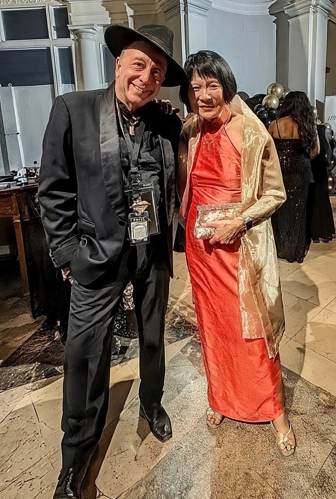 Tony Lawand with Olivia Chow
